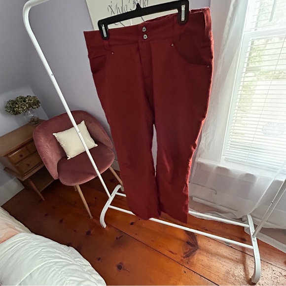 Aperture Crystaline Burgundy 10K Snowboard Pants LARGE - Picture 4 of 8